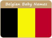 Belgian Baby Names