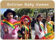 Bolivian Baby Names