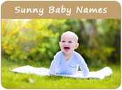 Sunny Baby Names